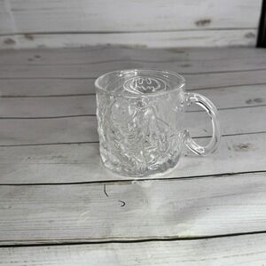 Batman Forever Riddler Glass Mug McDonald's 1995 DC Comics Cup